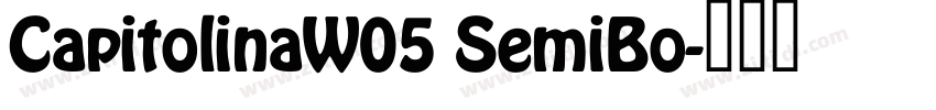 CapitolinaW05 SemiBo字体转换
